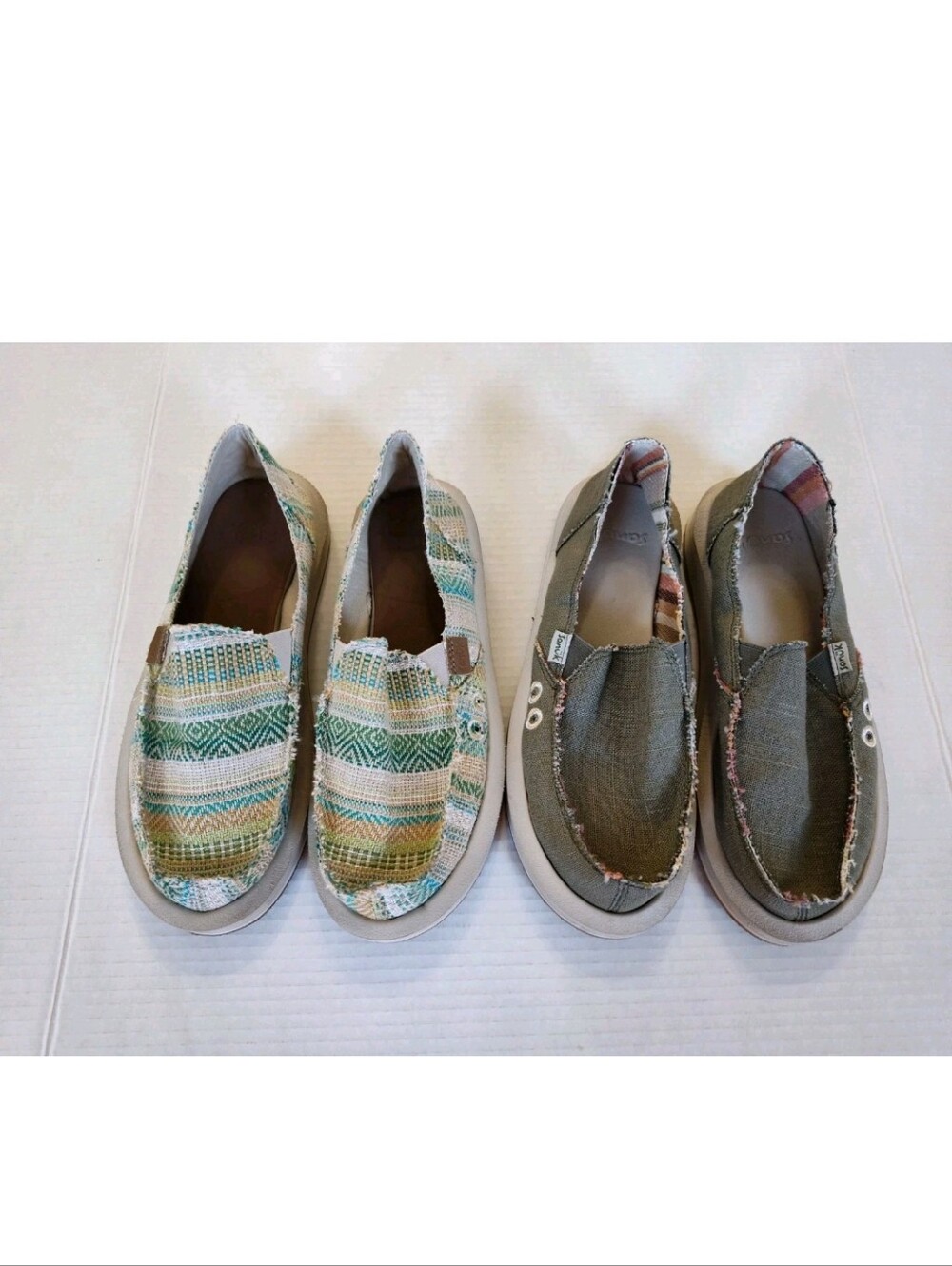 Sanuk Women's Slip on Loafers Size 8 Lot of 2 pair Nice! - Picture 12 of 12